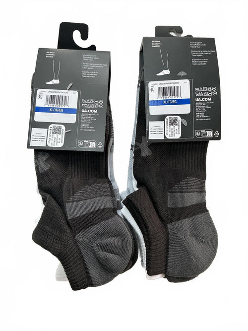 *NEW* 2*Under Armour Performance Tech Socks 3 Pack XL 12-15UK