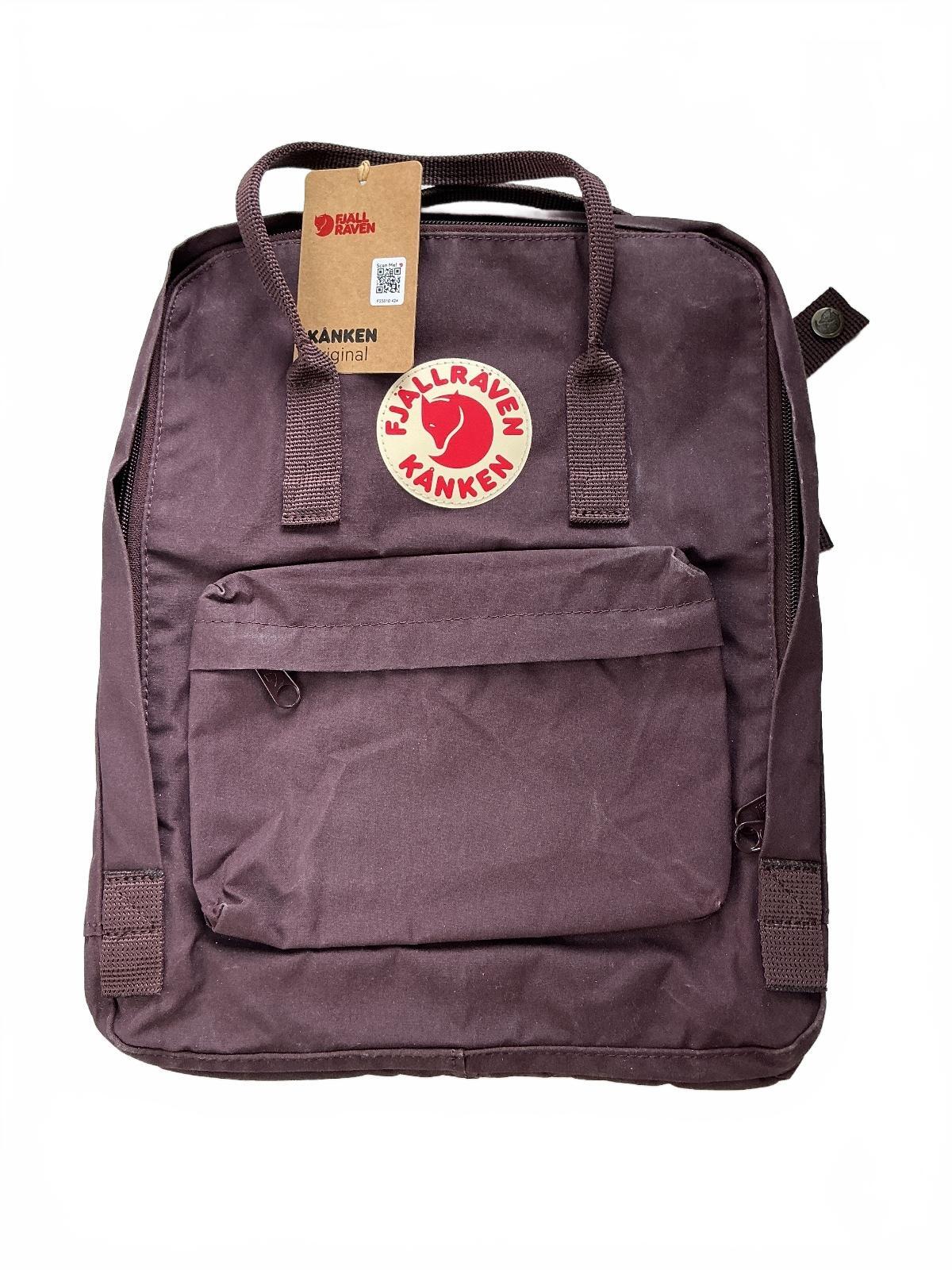 Fjallraven Kanken Unisex Backpack Blackberry Durable