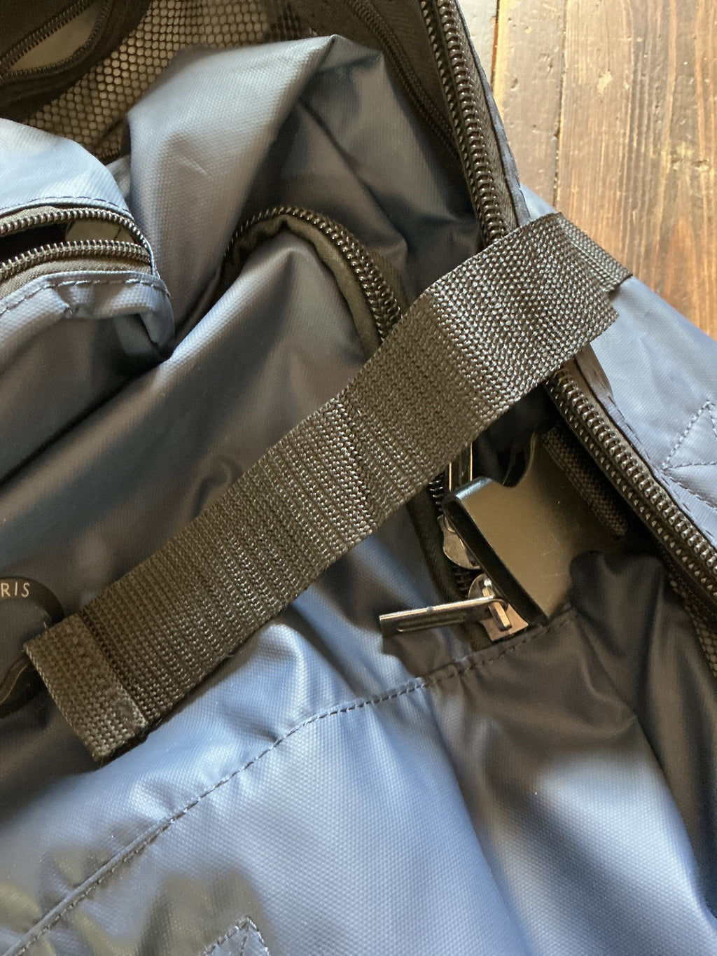 Delsey Large Navy Blue Wheeled Travel Bag with Multiple Handles XL