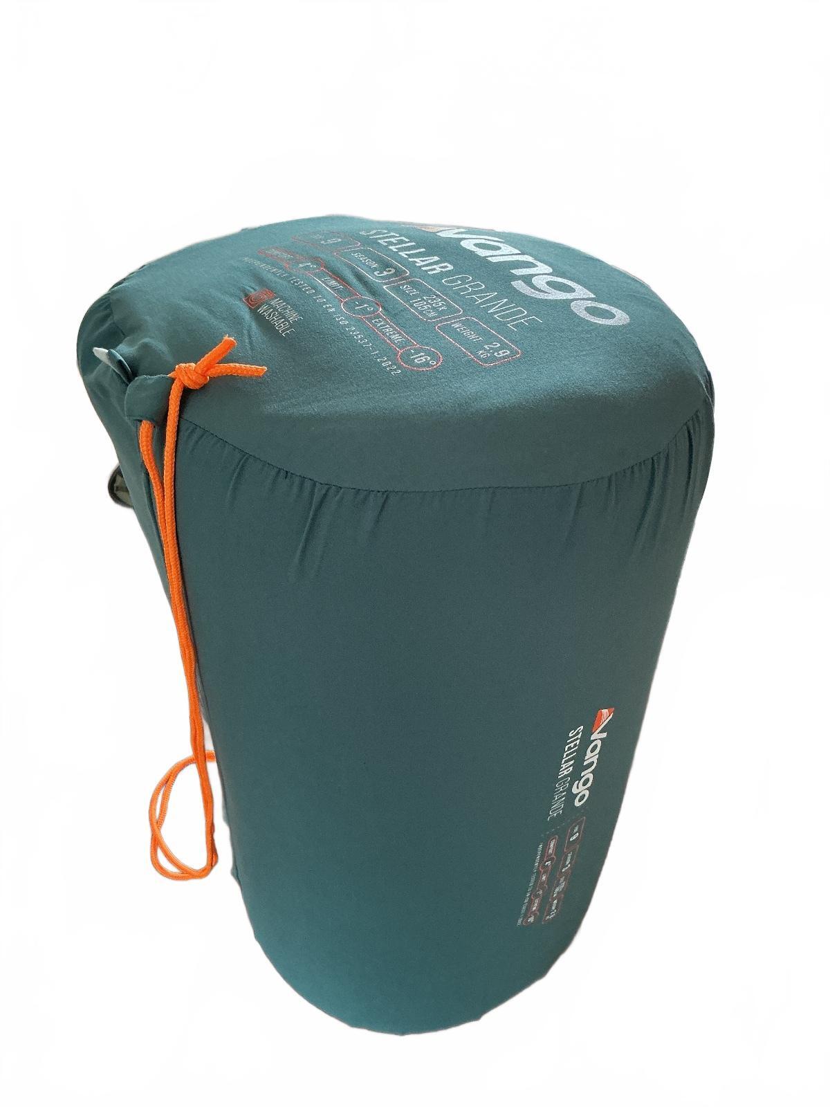 Vango Stellar Grande Sleeping Bag 235x105cm Comfortable 4° Season 3