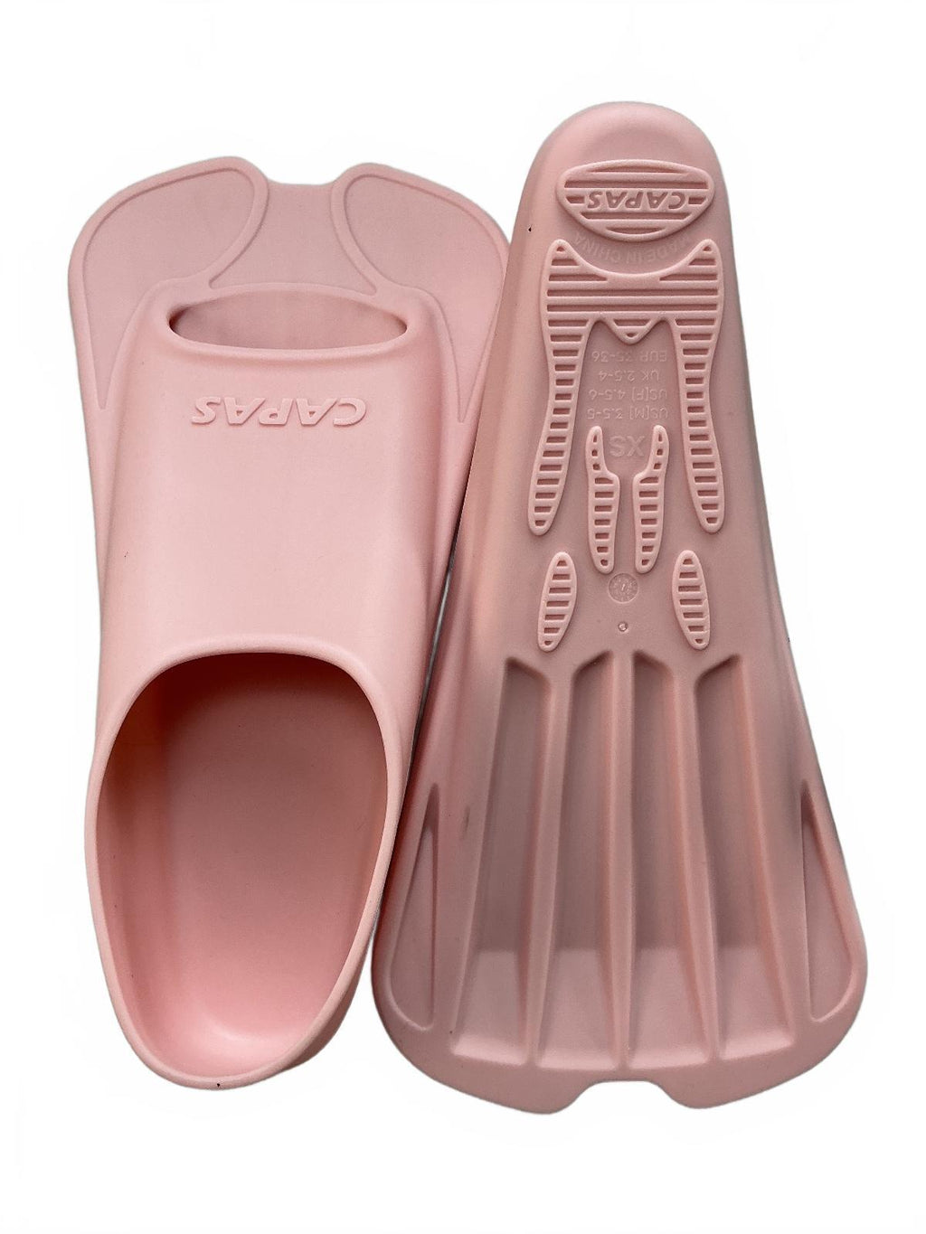 CAPAS Pink Short Blade Training Fins Size XS UK 2.5-4