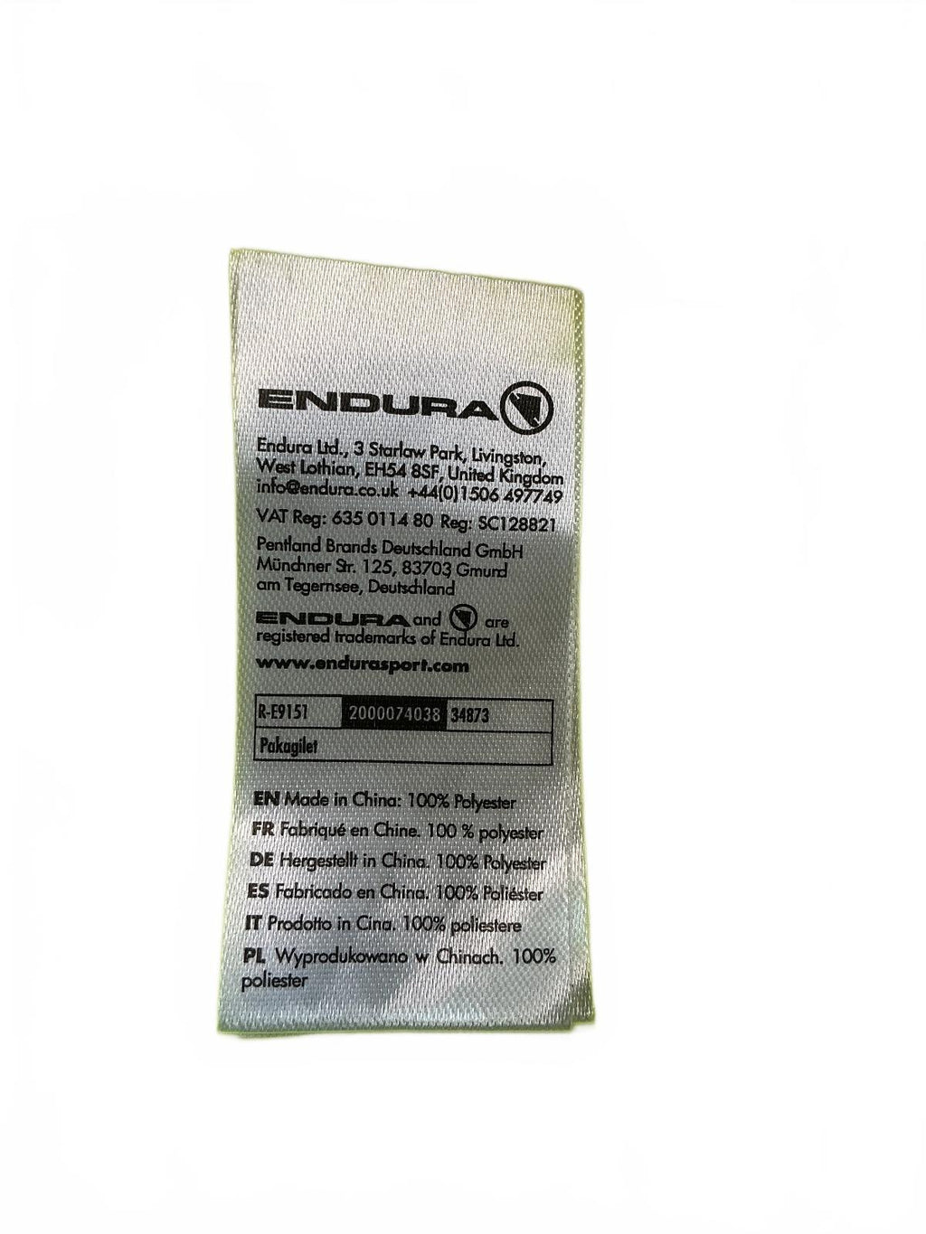 Endura Hi-Vis Yellow Cycling Vest XXL Reflective Safety Outerwear