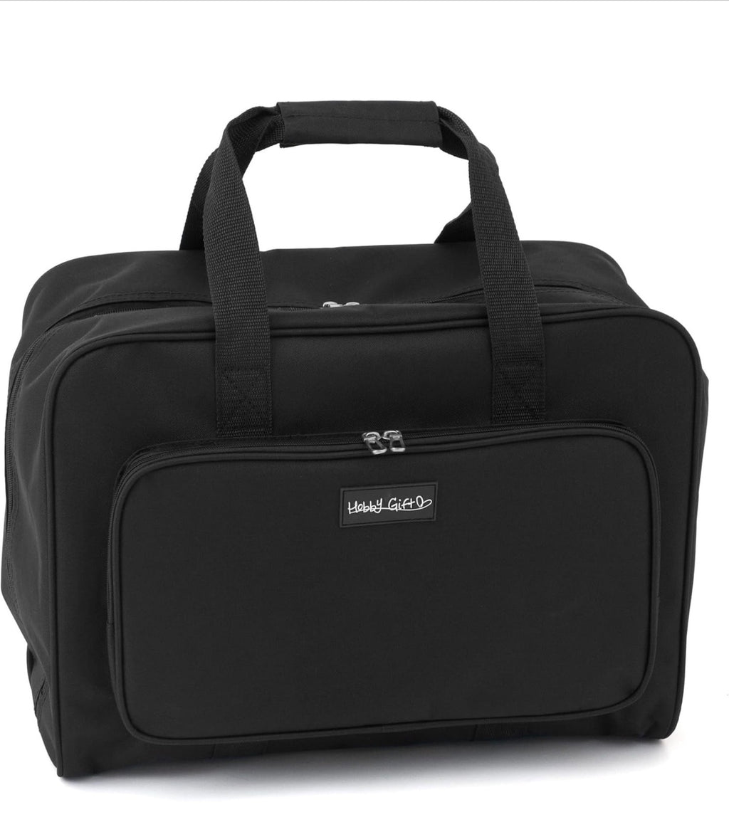 Hobby Gift Sewing Machine Carry Bag Black Durable Padding Large Pocket