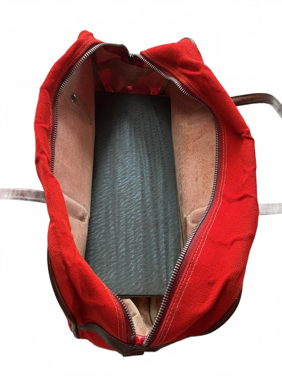 Rare Japanese Madison Square Garden Red Sportsman Club Bag Size