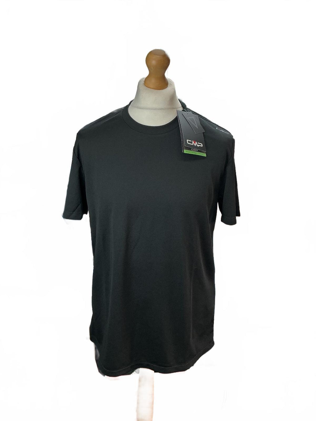 CMP Functional Fabric Men's T-Shirt XXL Black Odor-Inhibiting New