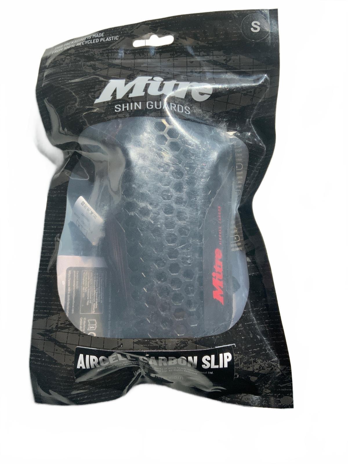 Mitre Aircell And Aircell Carbon Slip Shin Guards Size Small S Football