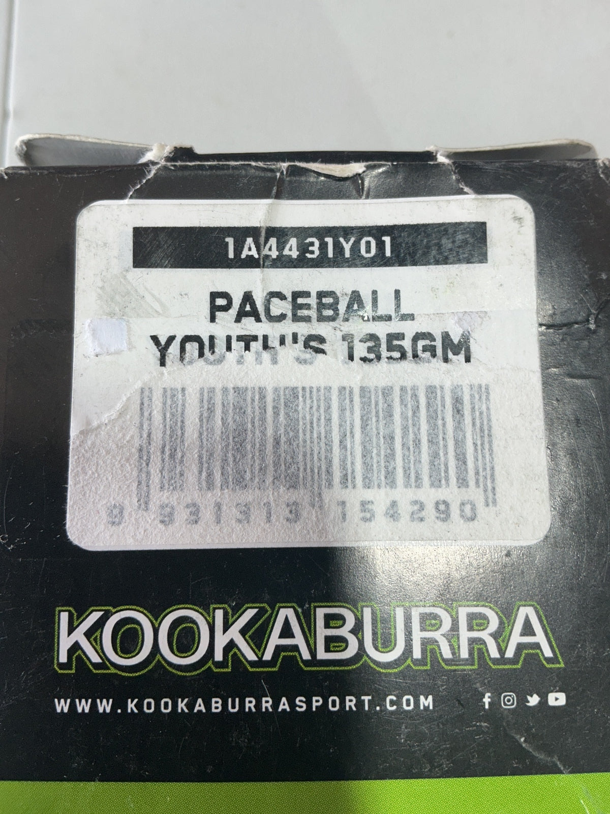 New Kookaburra Paceball Youth Cricket Ball 135GM+Mozilla Super Test 5 1/2oz