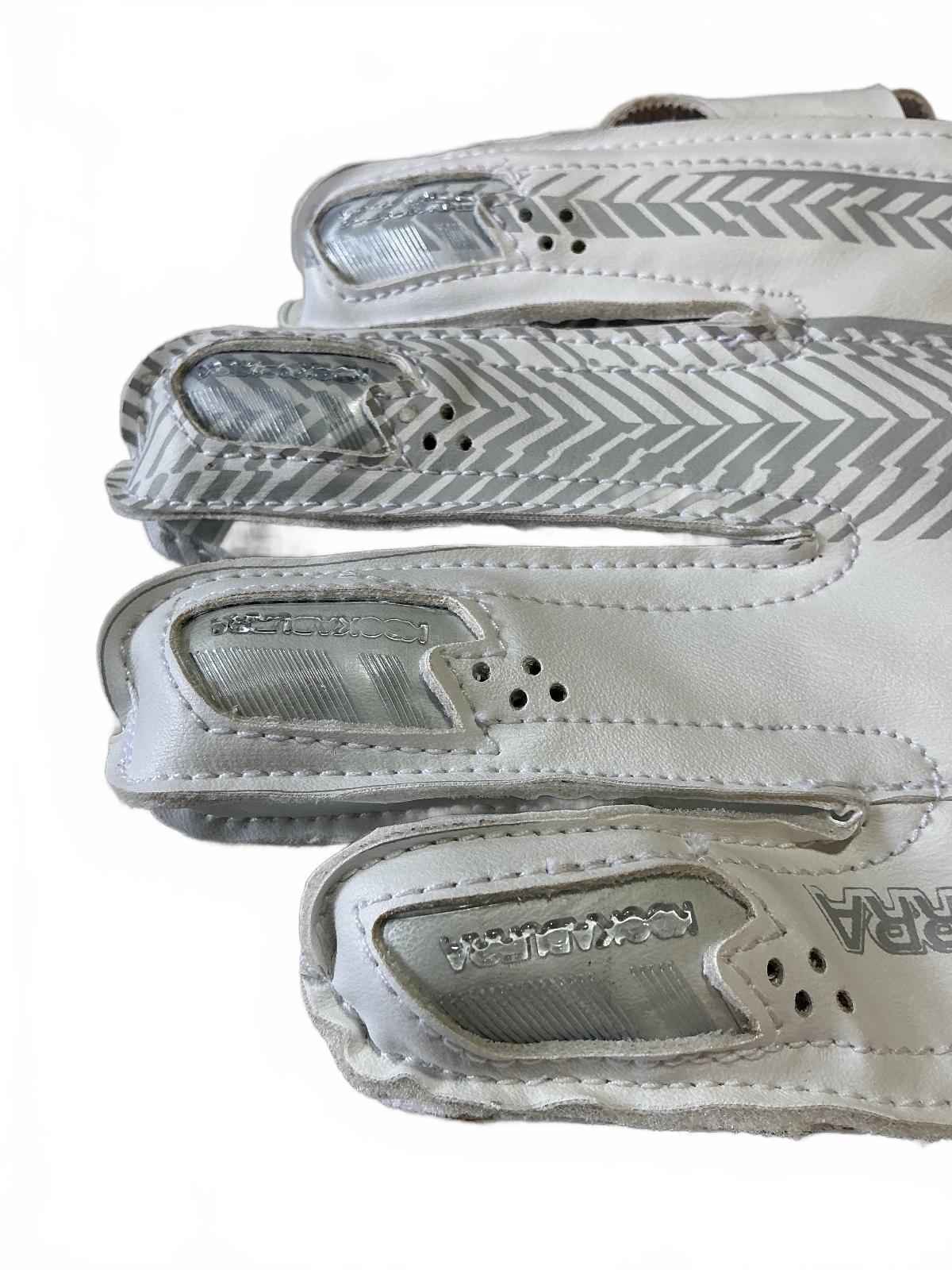 Kookaburra LC 2.0 Cricket Wicketkeeping Gloves Youth Size White Gray