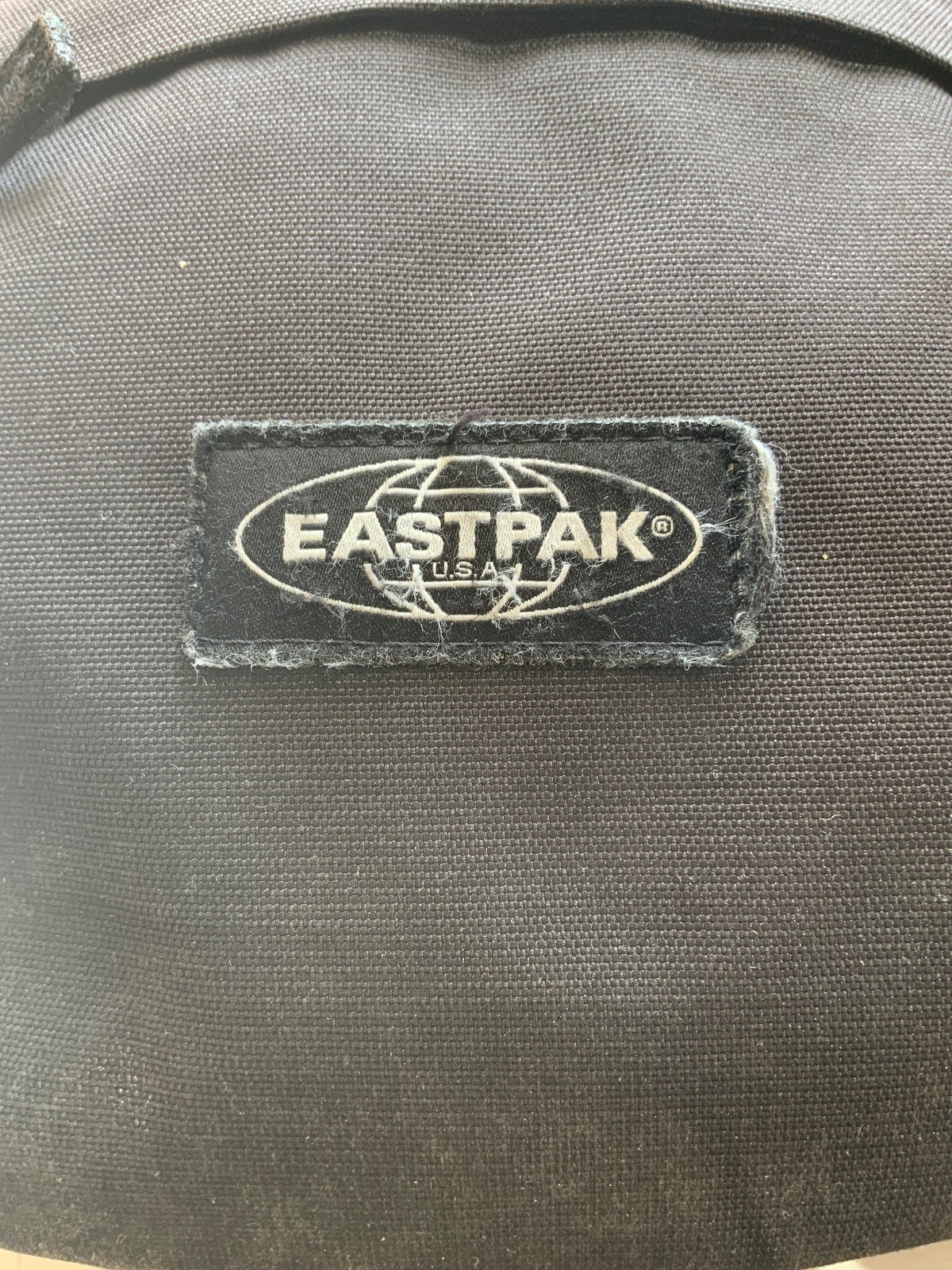 Eastpak Black Backpack Adjustable Straps Durable Travel Bag Size Medium