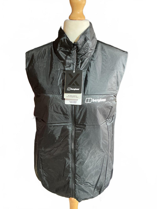 *NEW* Berghaus W MTN Arete LB Synthetic Vest Grey Black UK 14