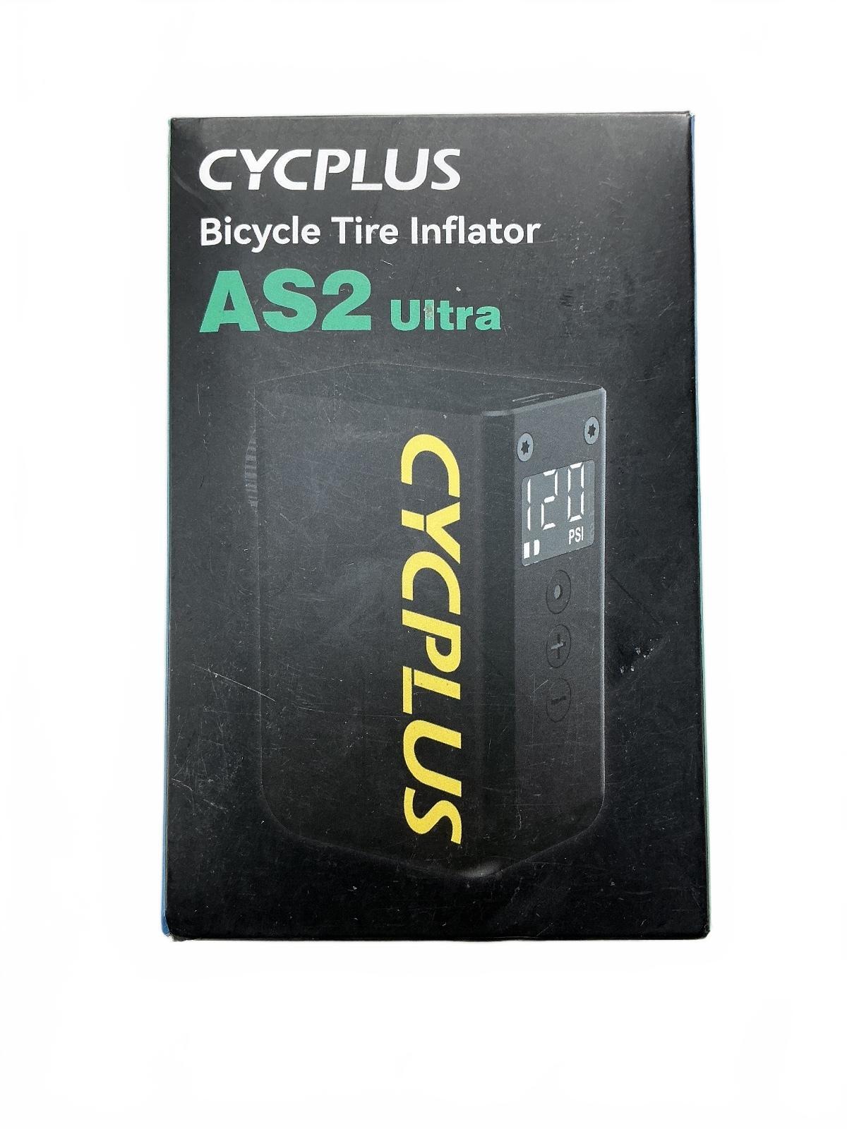 CYCPLUS AS2 Ultra Bicycle Tire Inflator Compact Digital Black Portable Pump