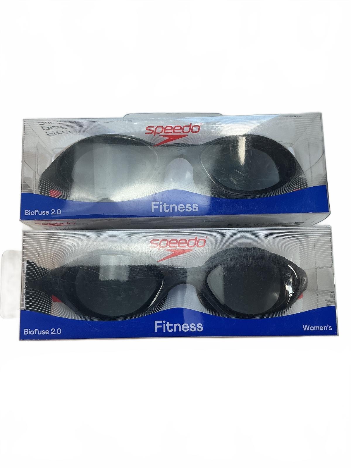 Two Speedo Biofuse 2.0 Fitness Swimming Goggles Adult & Women's Sizes