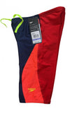 *NEW* Speedo Men's Swim Jammer Trunks Size 26 Team Navy Red