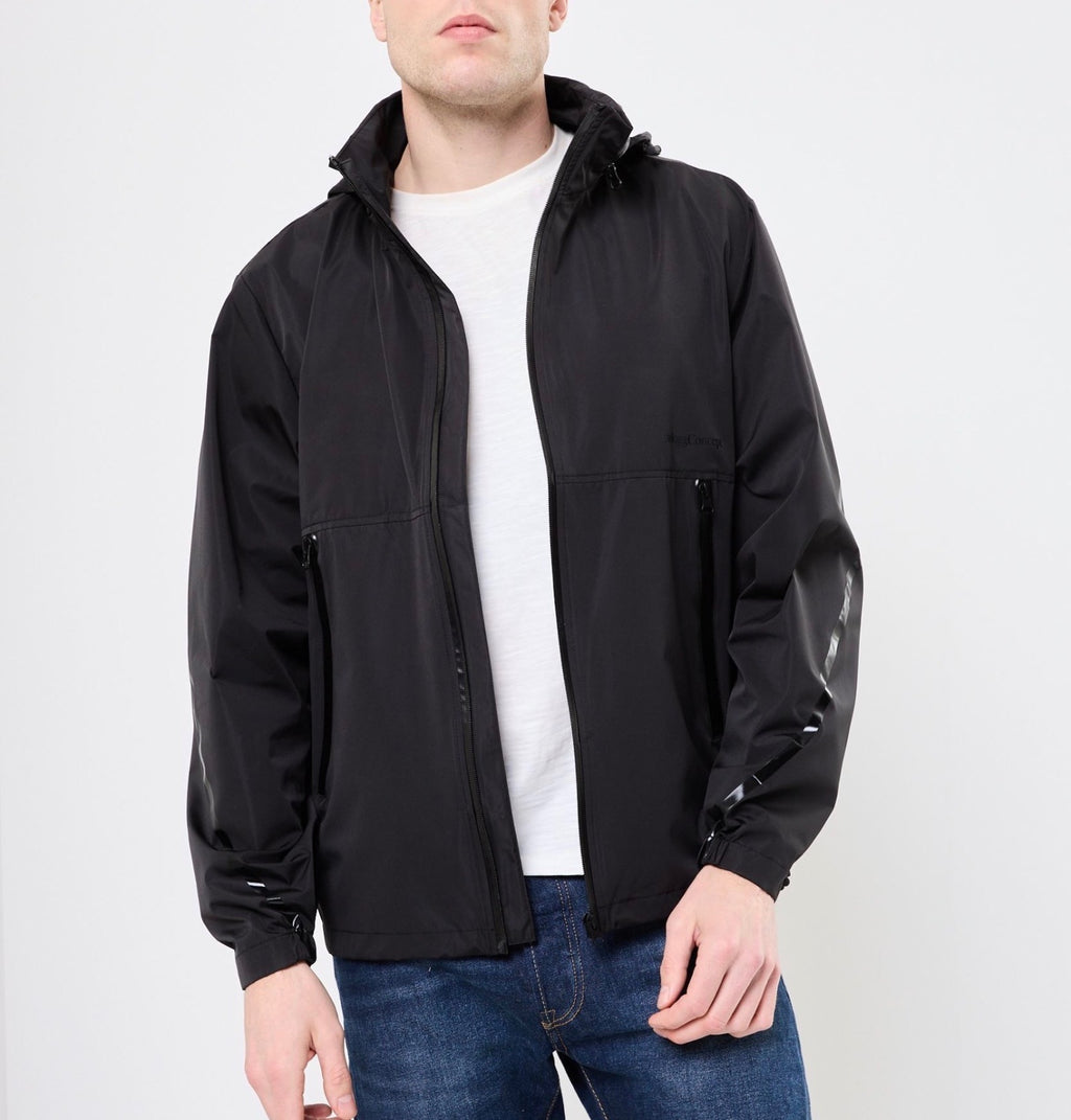The Jogg Concept Jcmbadia Jacket XL Black Water-Resistant Hooded Jacket
