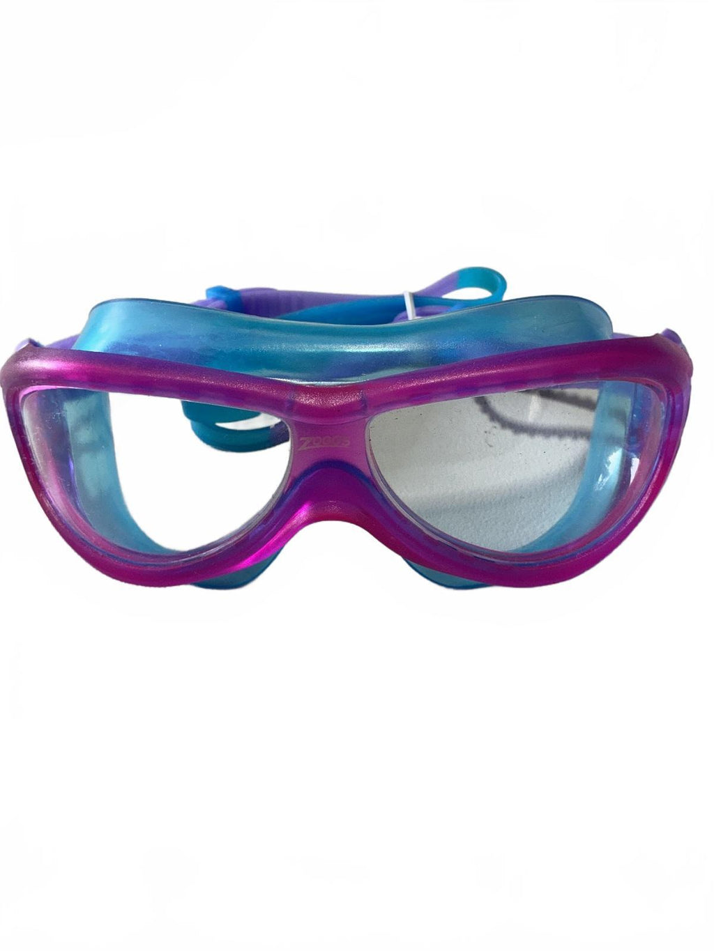 Speedo Swimming Goggles and Zoggs Mask Set Blue Green Size Adjustable