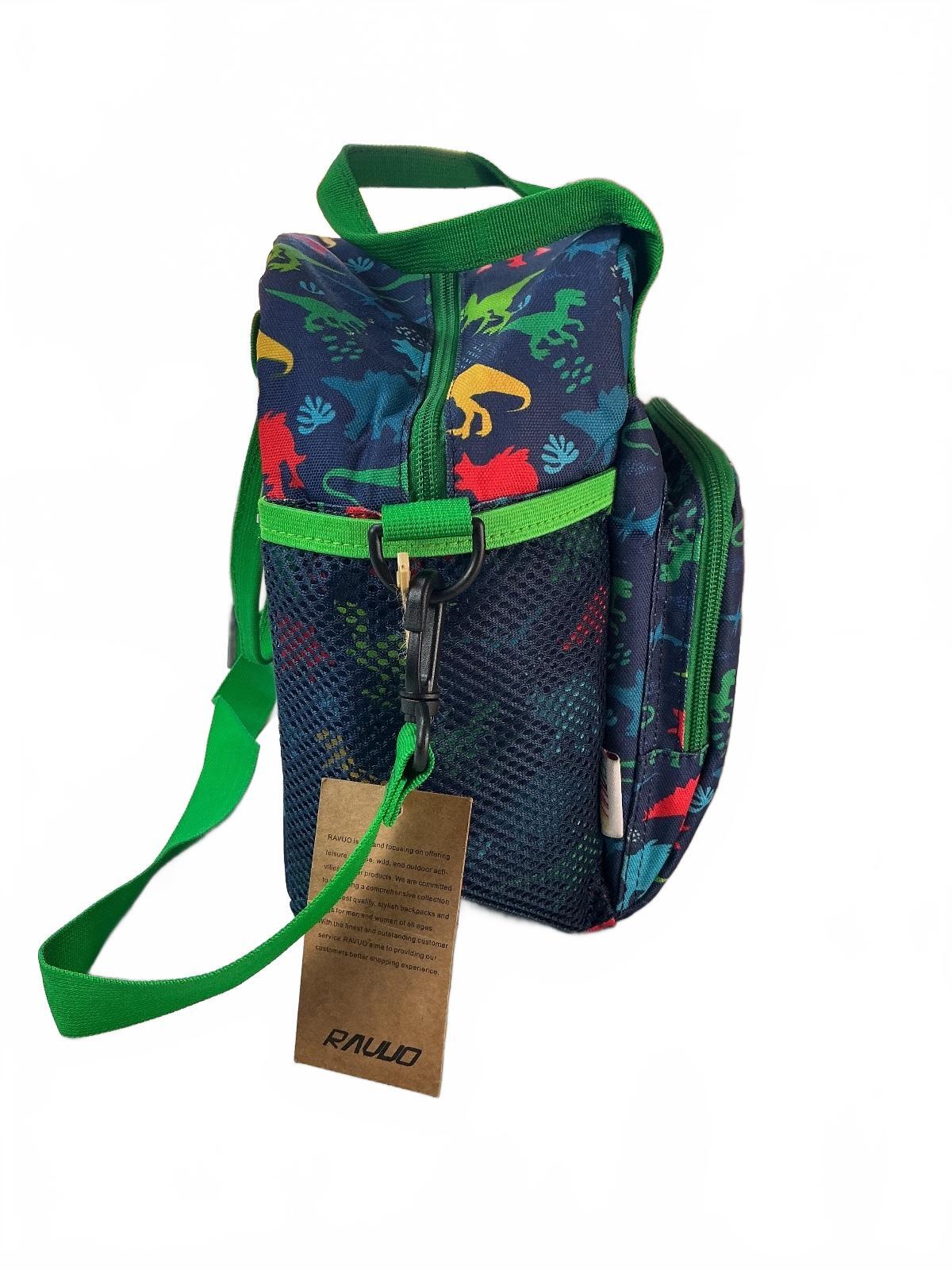 Rmulo Kids Dinosaur Print Backpack Changing Bag Unisex Multi-Colour Large