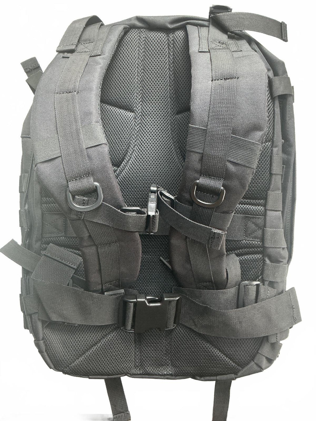 *NEW* Rockland B03 Tactical Backpack Black with Adjustable Straps