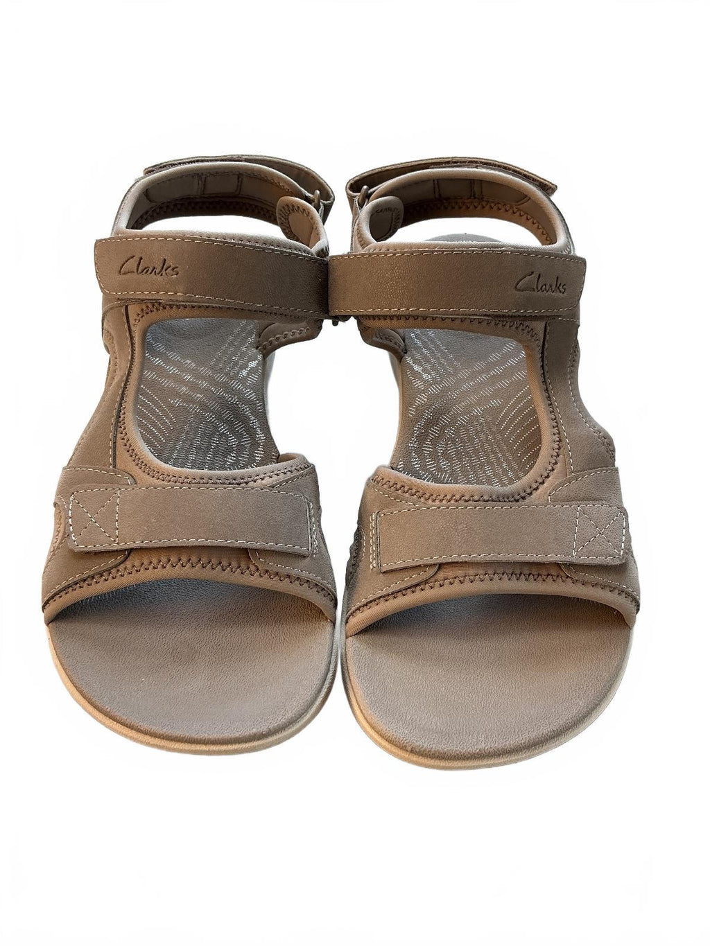 Clarks Mira Bay Stone Sandals Size 6D Uk Comfortable