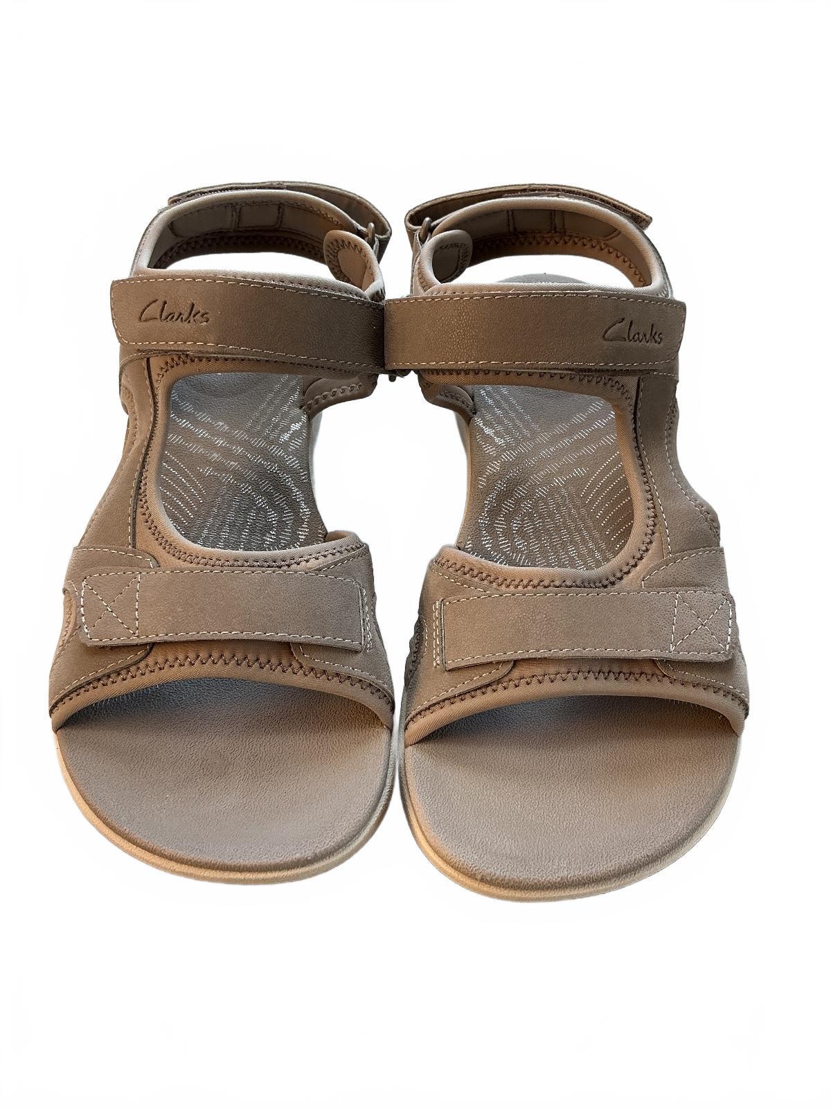 Clarks Mira Bay Stone Sandals Size 6D Uk Comfortable