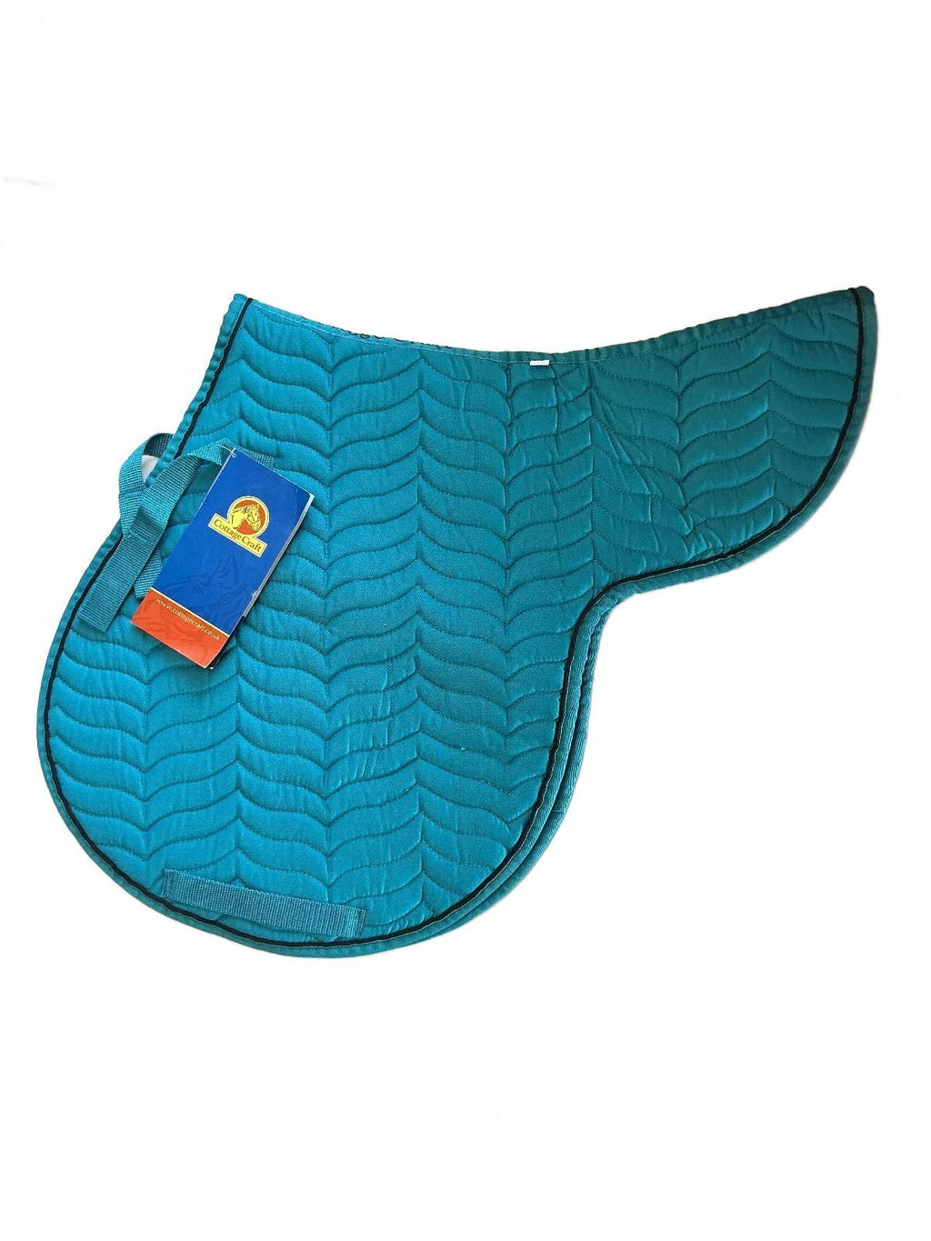 *NEW* Cottage Craft Full Size Turquoise Quilted Saddle Pad Equestrian