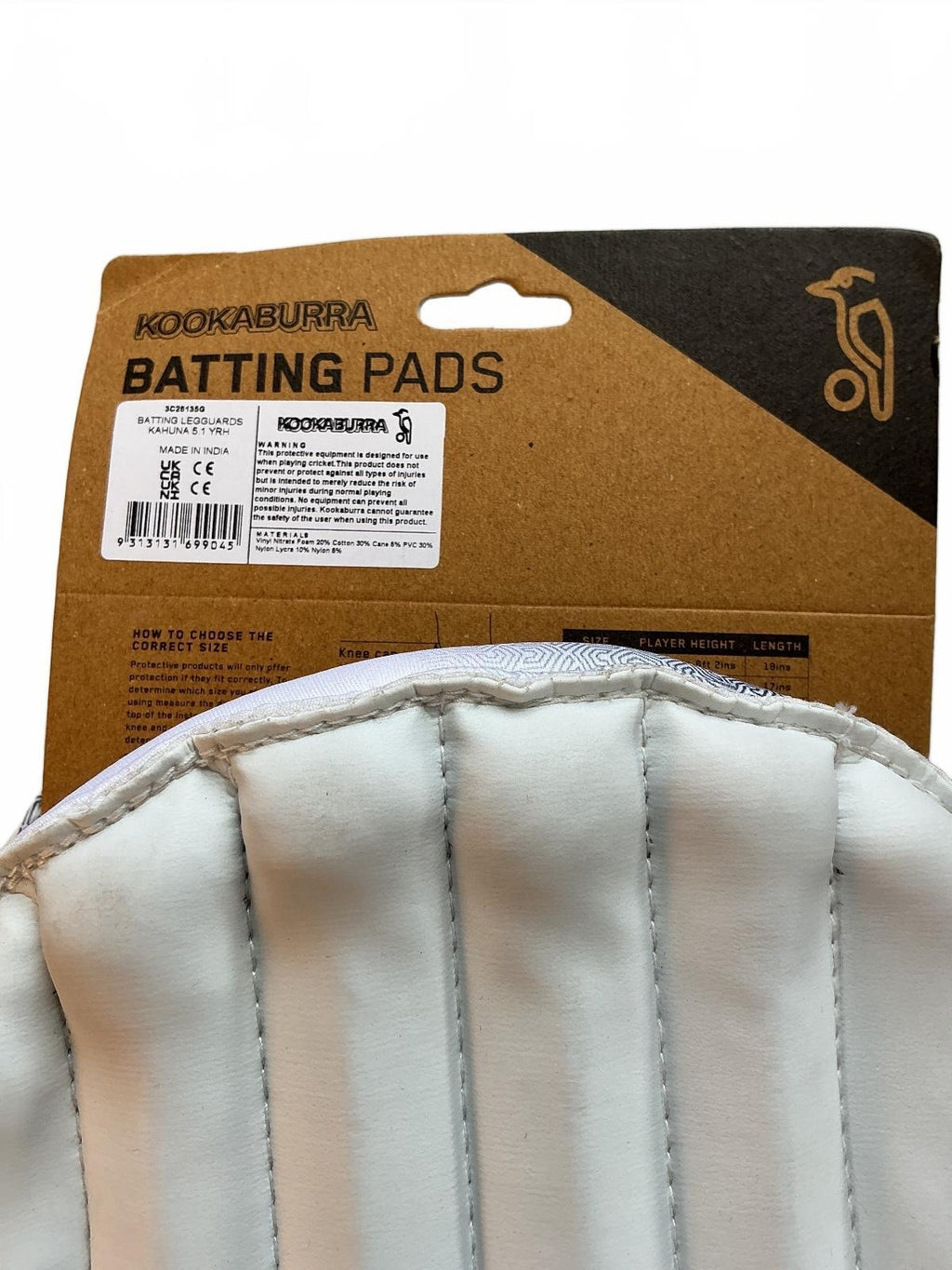 Kookaburra Kahuna 5.1 Cricket Batting Pads Size Youths-RH