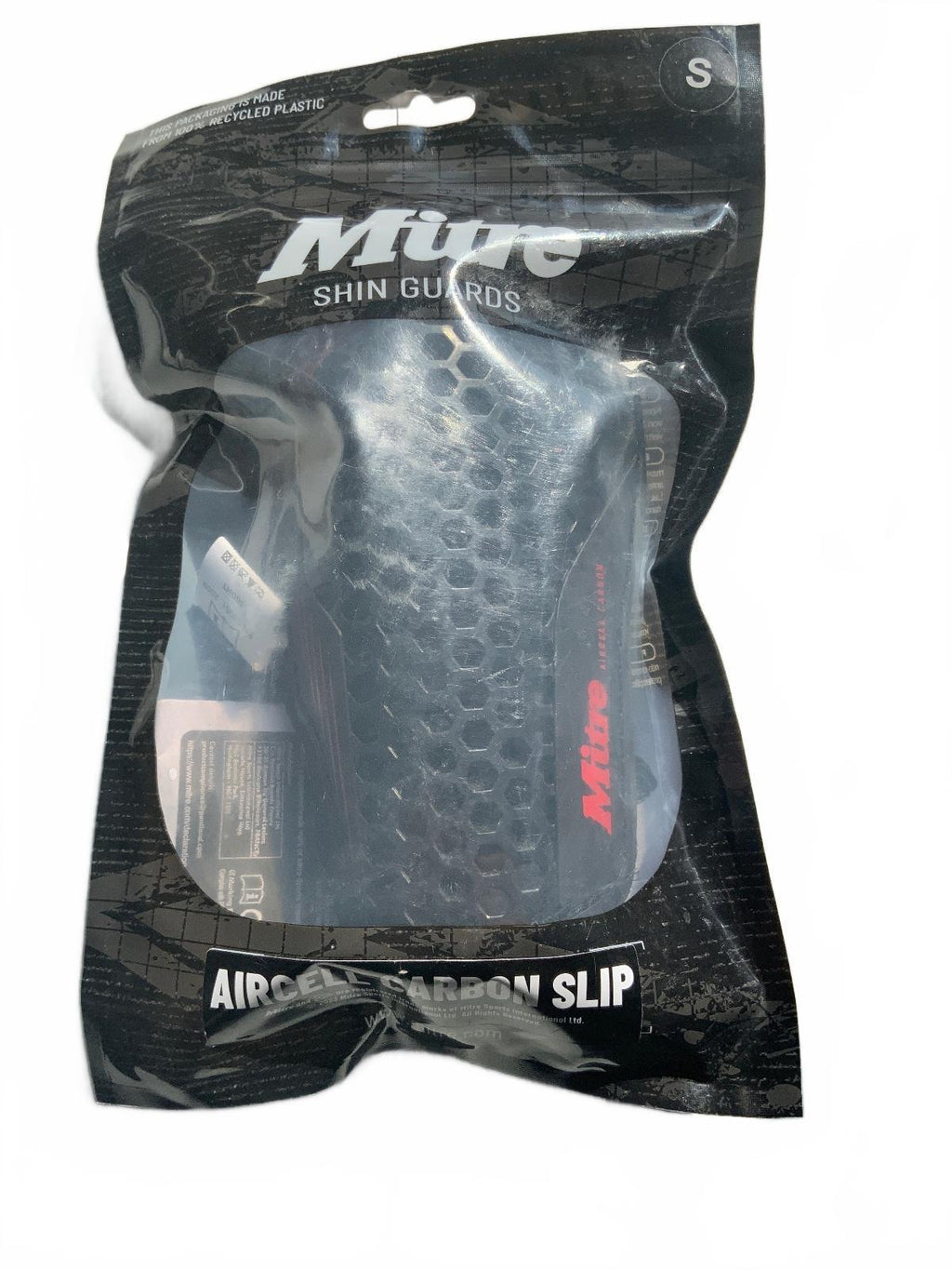 Mitre Aircell And Aircell Carbon Slip Shin Guards Size Small S Football