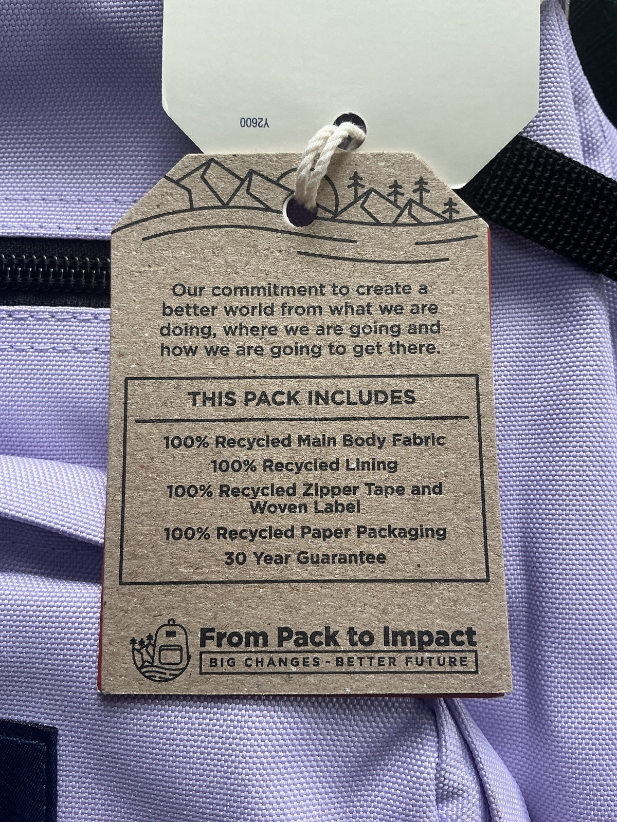 *NEW* JanSport Big Student Pastel Lilac Backpack 34L 15 Inch Laptop Sleeve