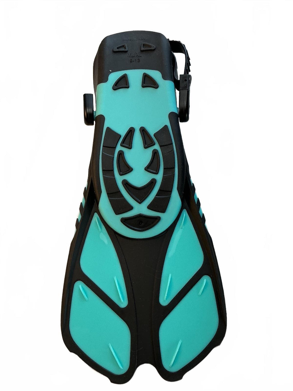 Snorkel Set Size L/XL Fins Mask Snorkel Aqua Black Uk 9-13