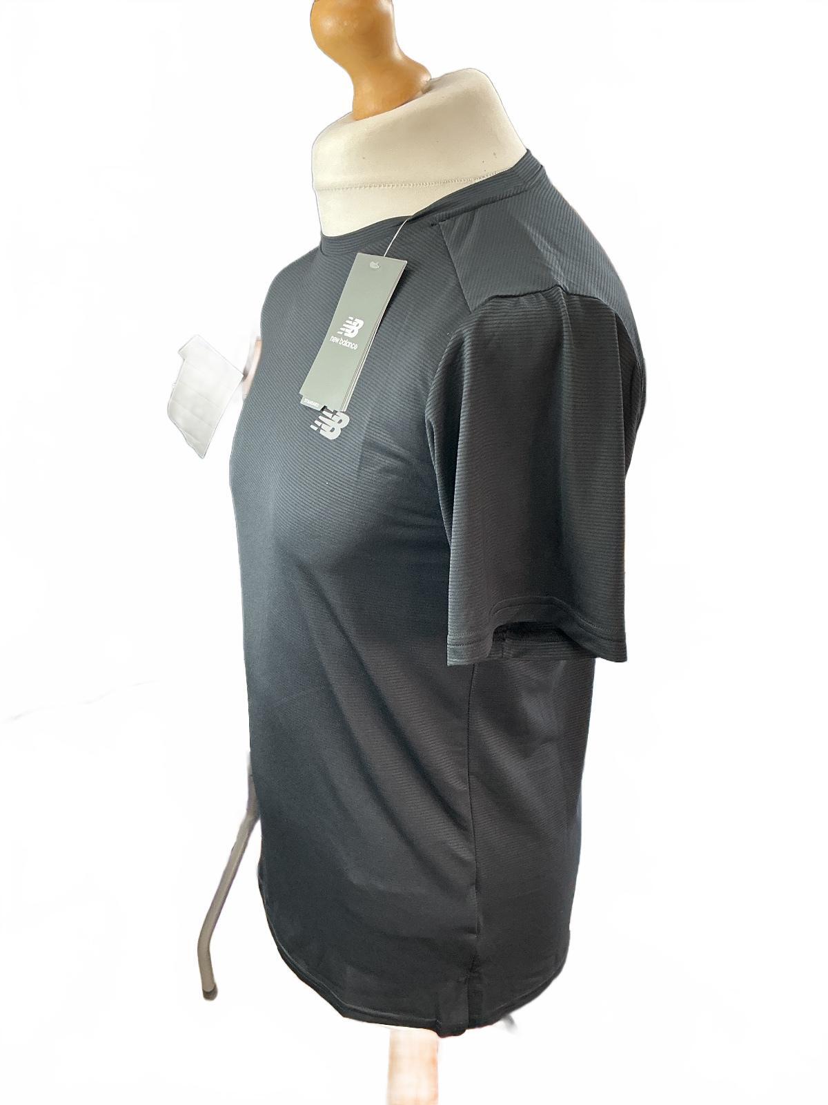 New Balance NB Dry Men's Small Black Fast Drying Moisture Wicking T-Shirt