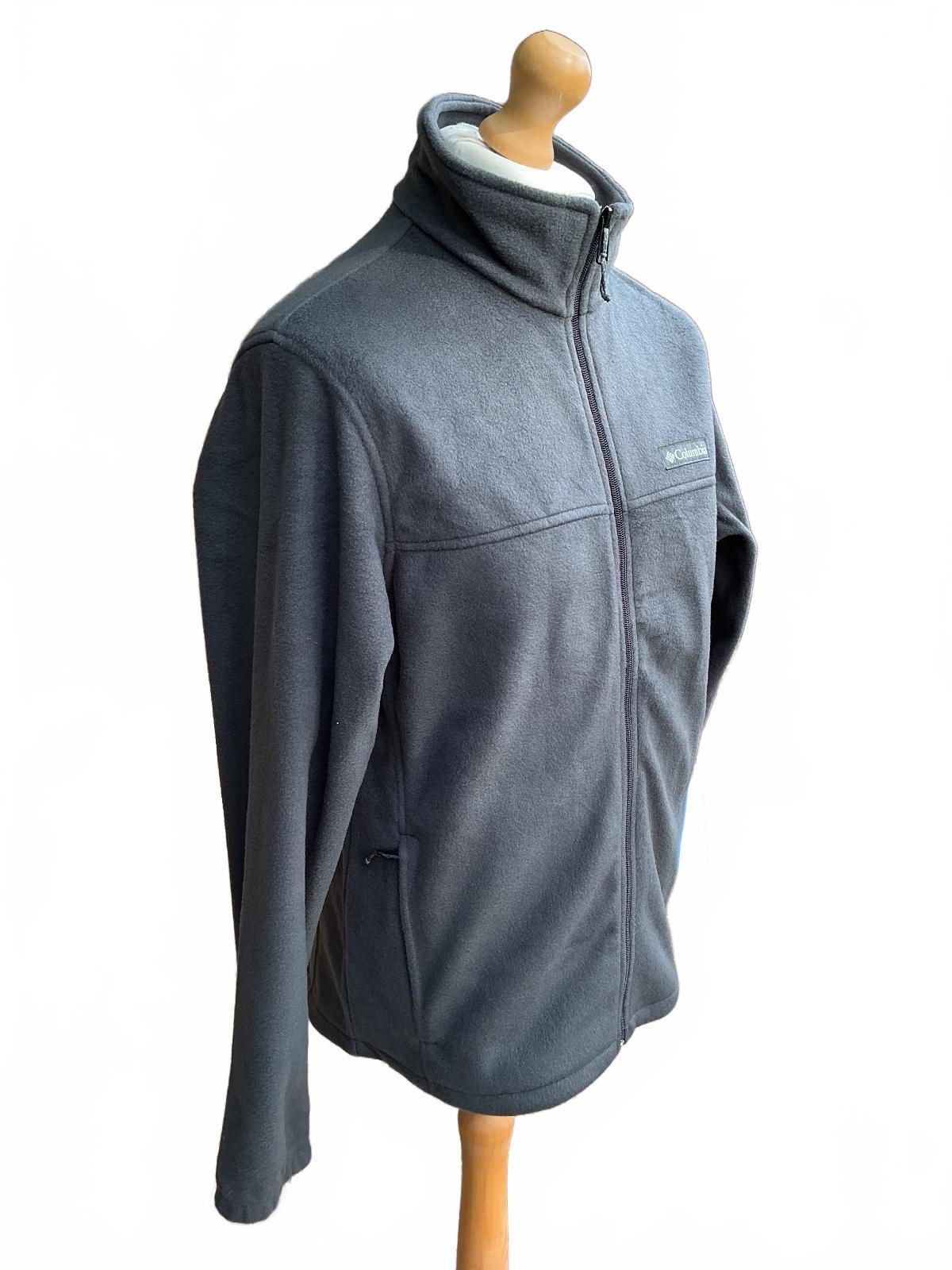 Columbia Steens Mountain II Men's Medium Grey Regular Fit Fleece Jacket