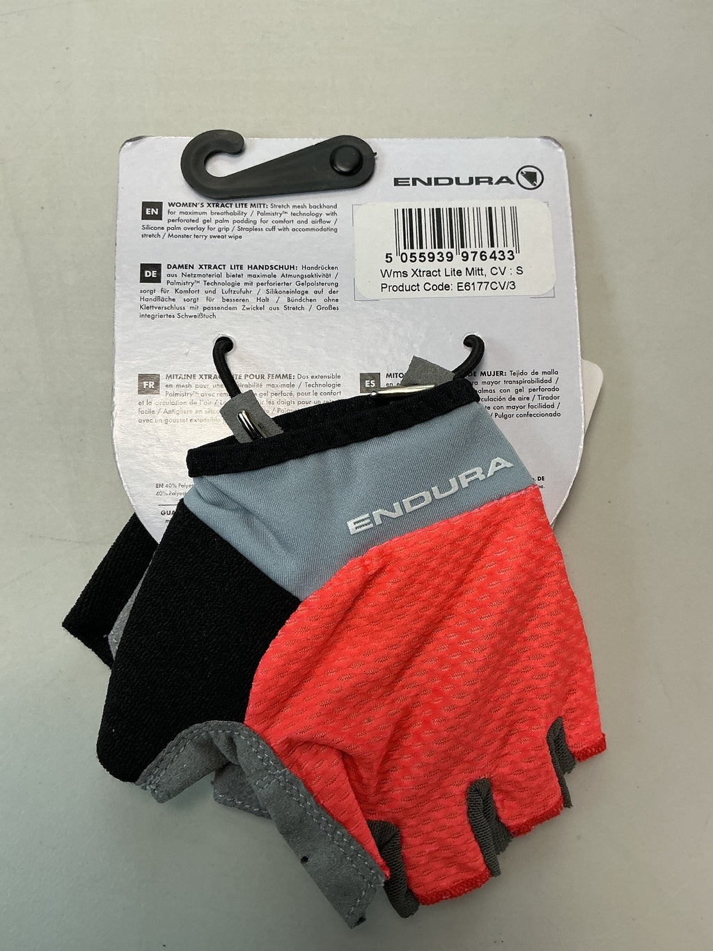 Endura Women's Xtract Lite Mitt Cycling Gloves Size S