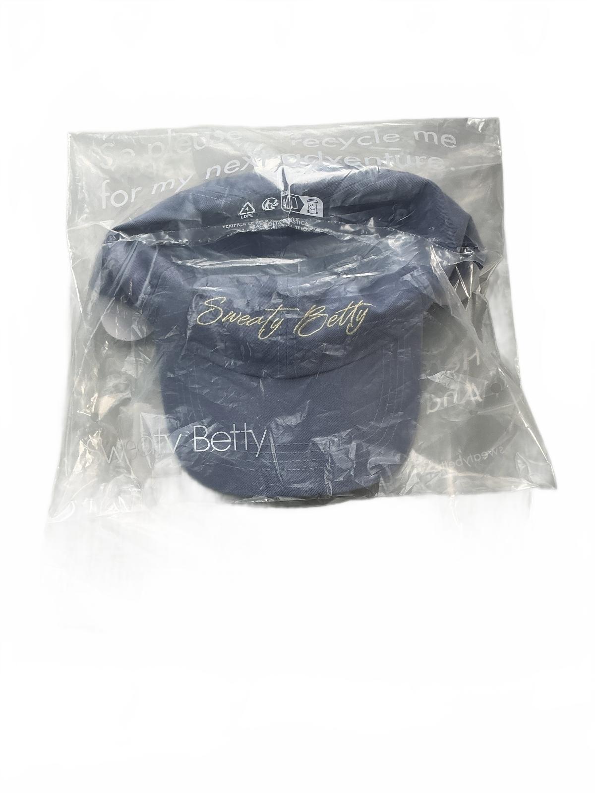 Sweaty Betty Azure Lifestyle Cap Unisex One Size Laguna Blue Adjustable Cotton