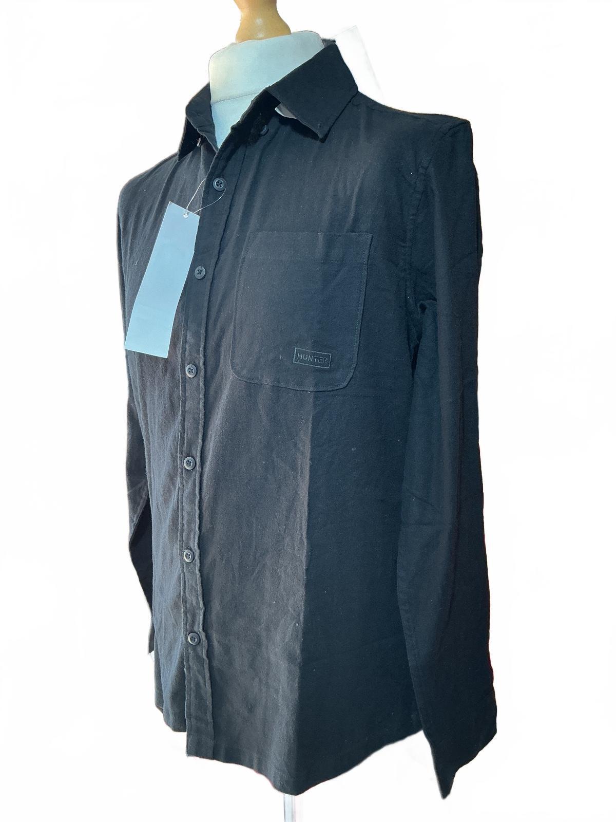 Hunter Black Long Sleeve Shirt Size XXL Casual Classic Button-Up