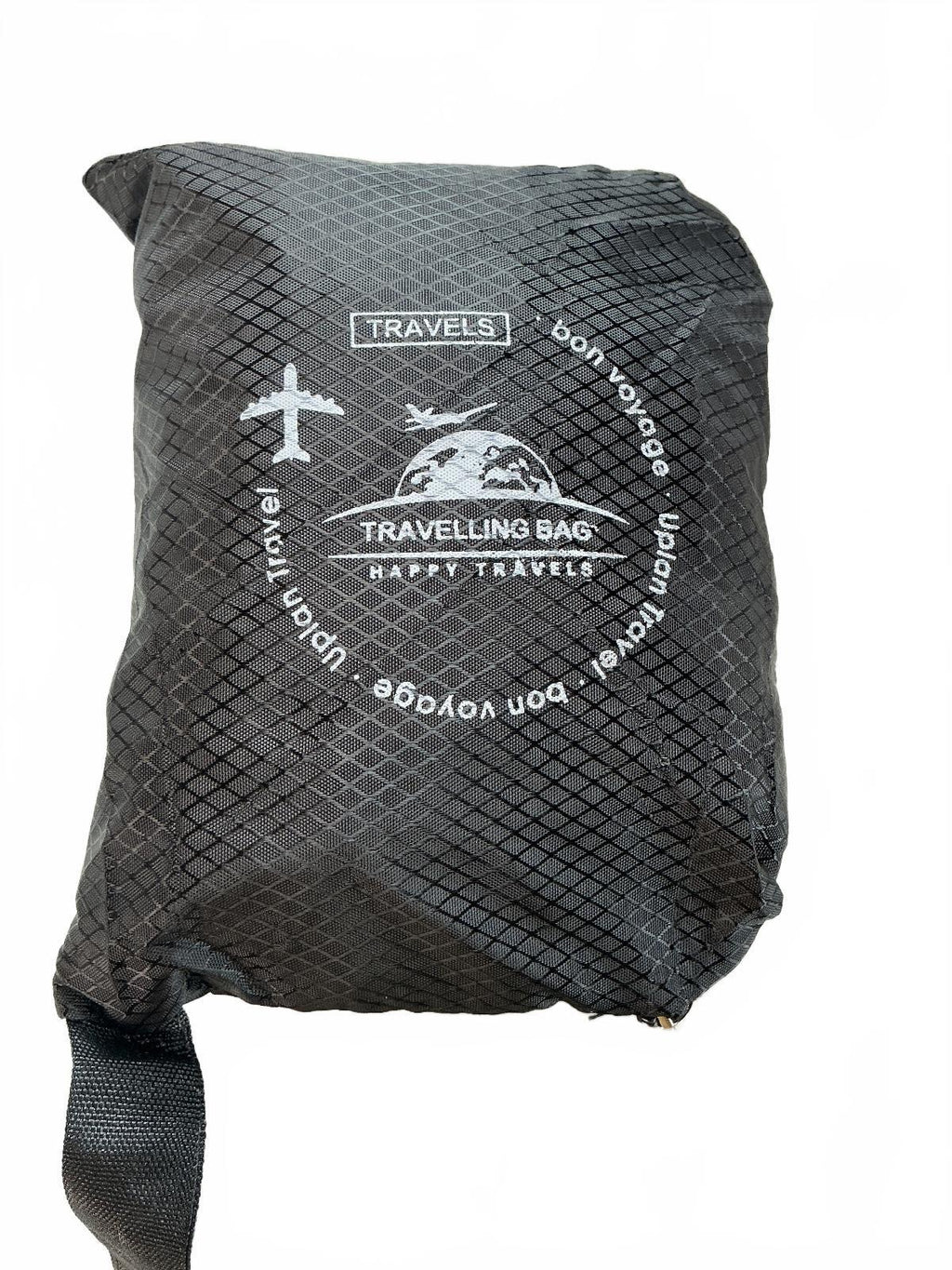 Travellings Backpack Unisex Black Lightweight Foldable Large Capacity