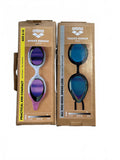 arena Spider Mirror Junior Swimming Goggles Age 6-12 + Tracks Mirror Adult
