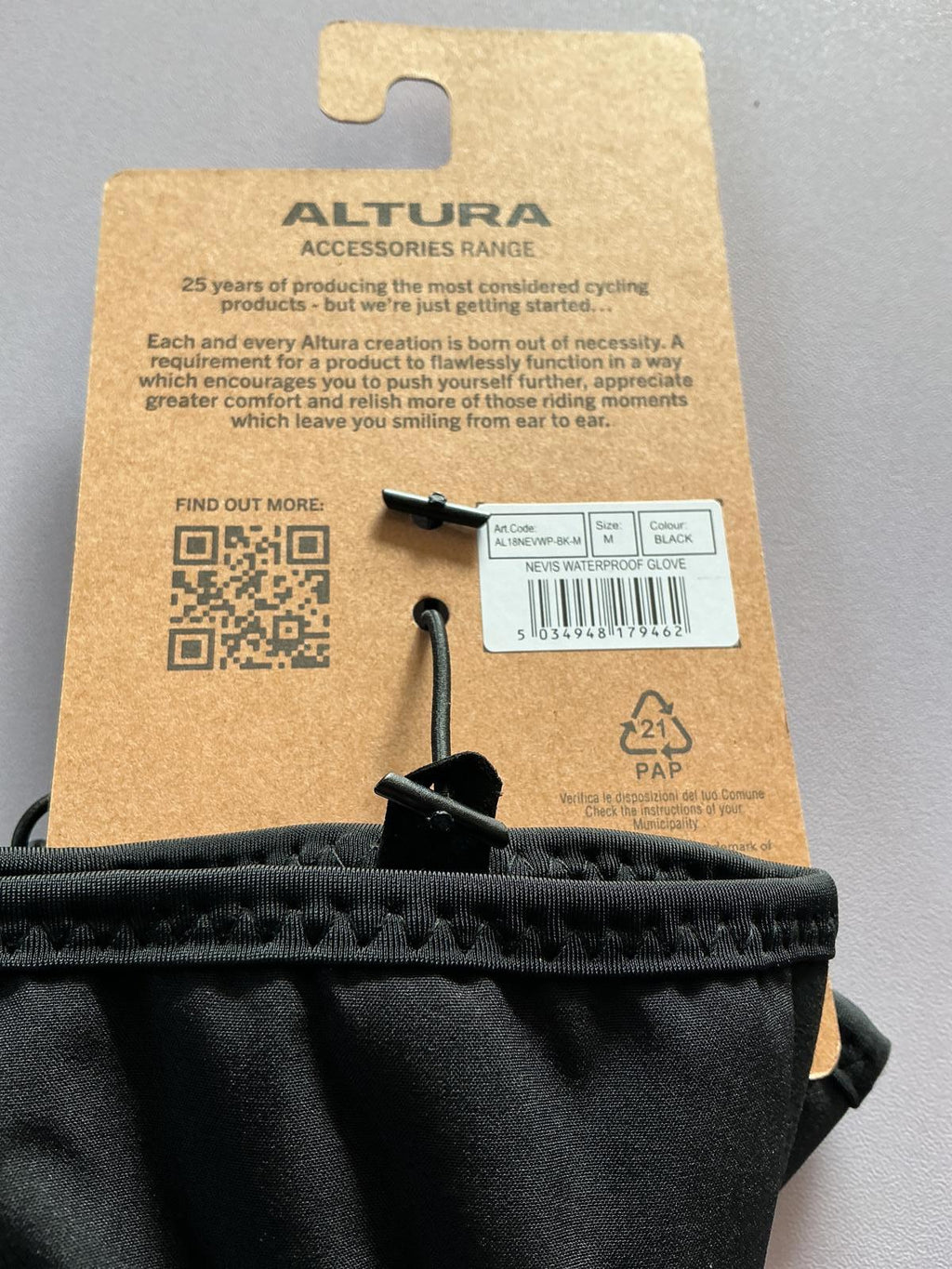 Altura Nexis Waterproof Gloves Size Medium