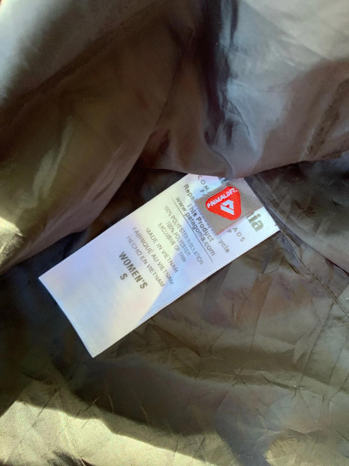 Patagonia primaloft small ladies