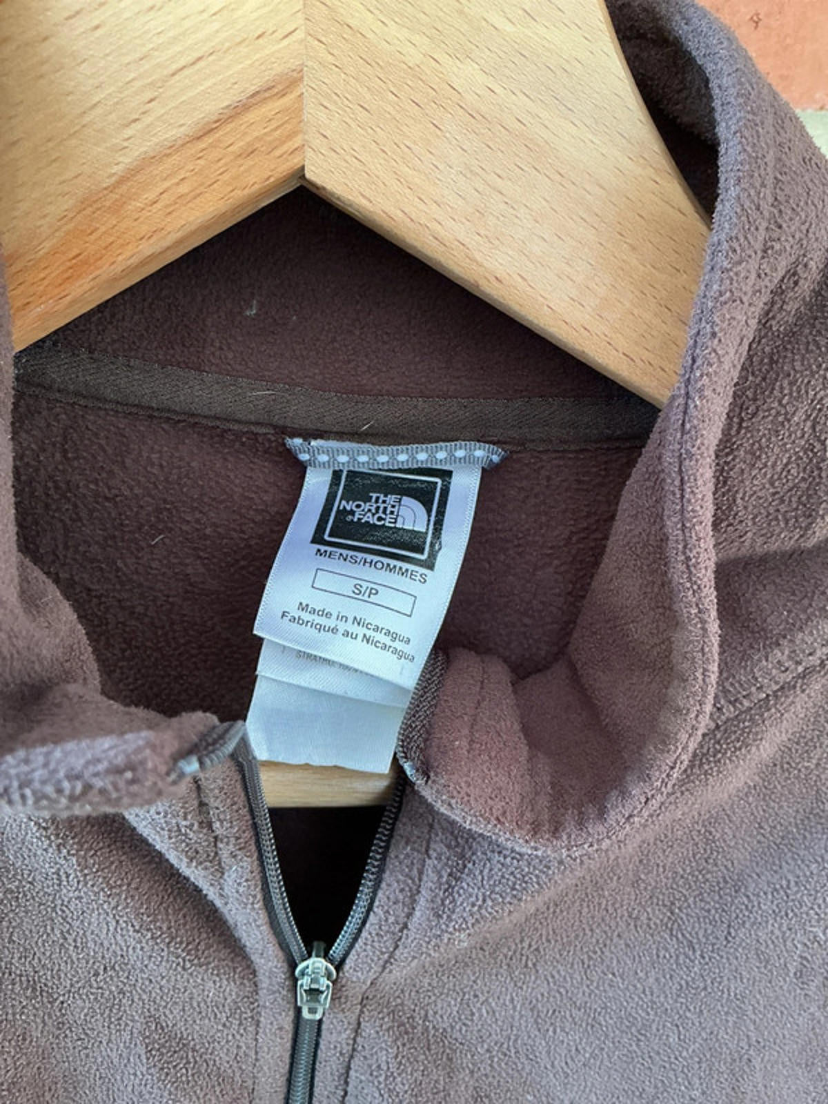 The North Face Men's Brown Fleece Pullover Medium