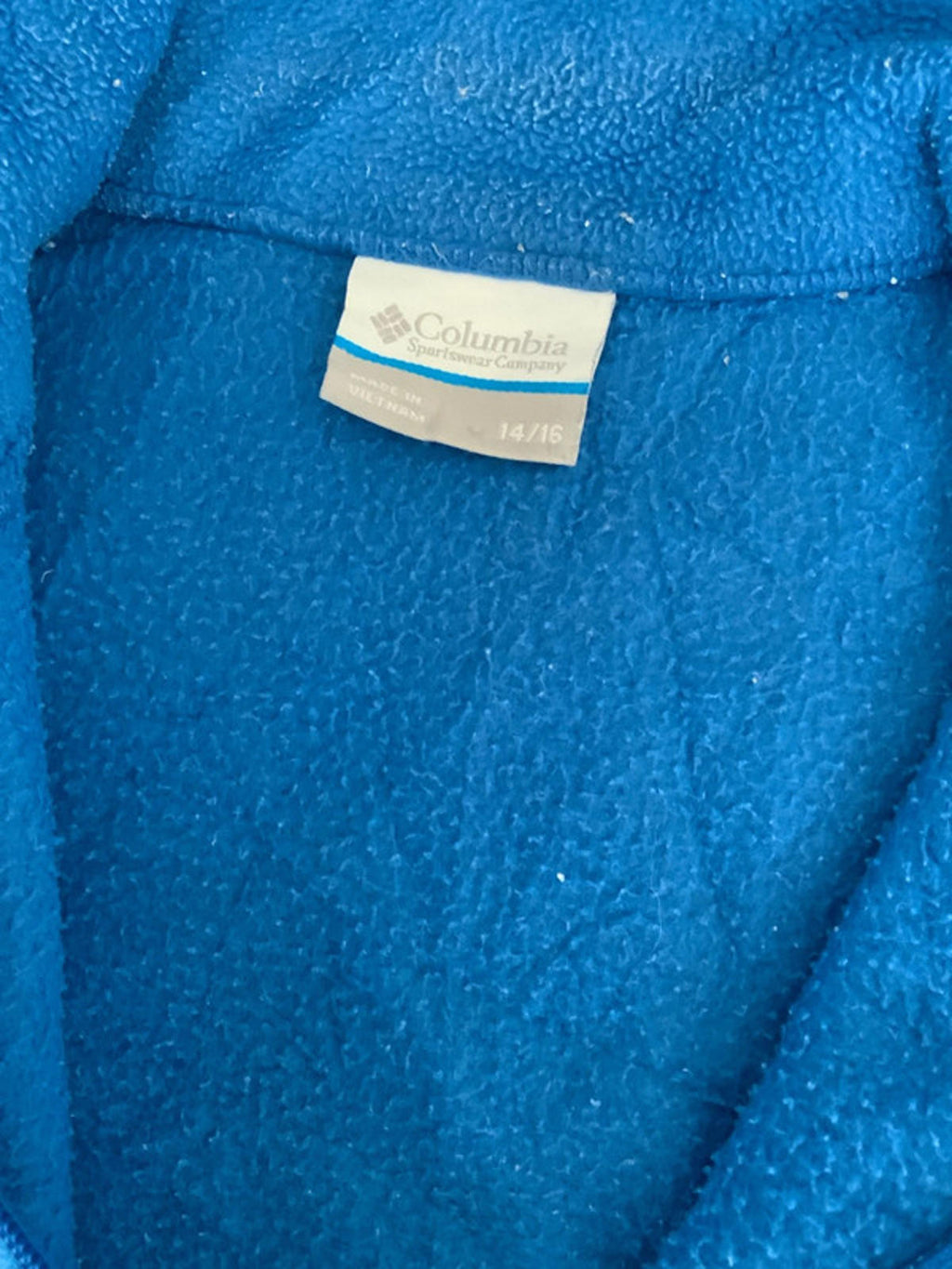Columbia fleece junior 14/16