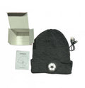 LED Beanie Hat with Built-in Light for Camping and Hiking