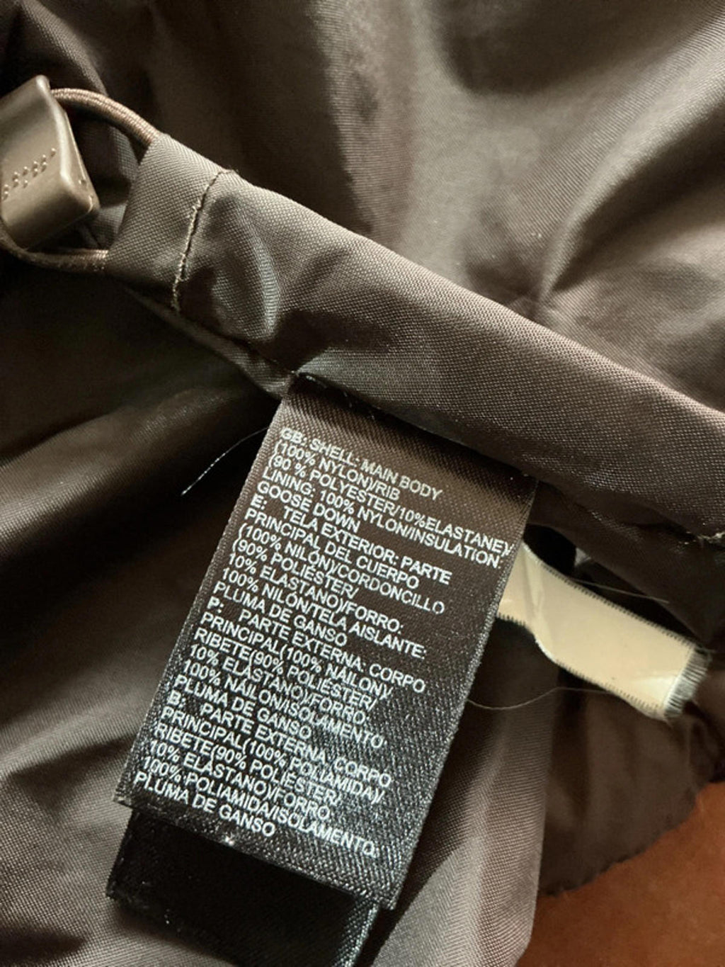 The North Face Women's Down Puffer Jacket Medium Brown Very Good