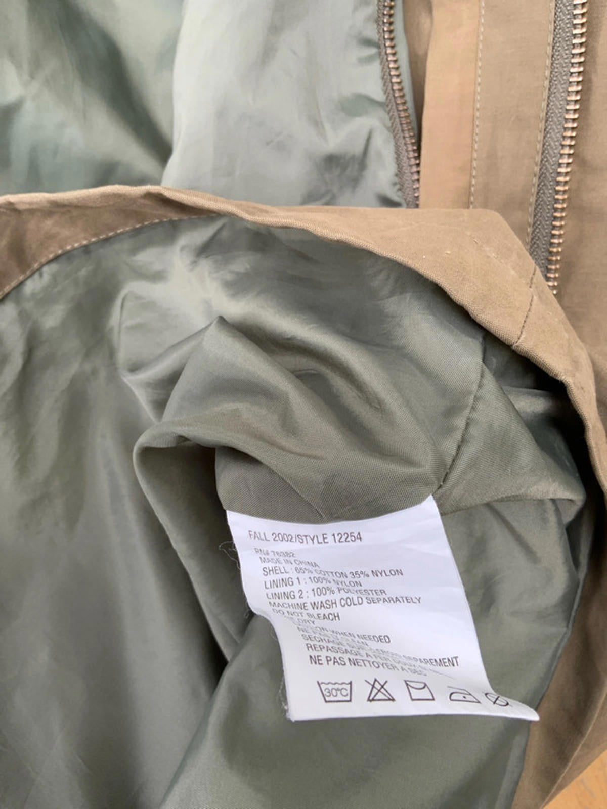 Timberland trench coat large