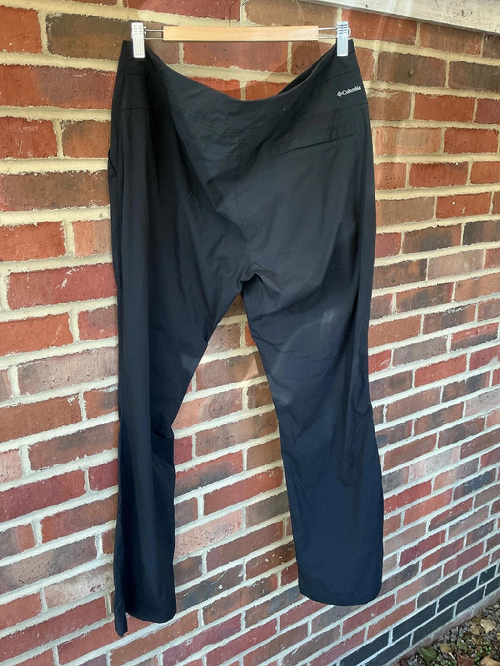 Columbia Women's Activewear Stretchy Hiking Trousers 16W Black Very Good