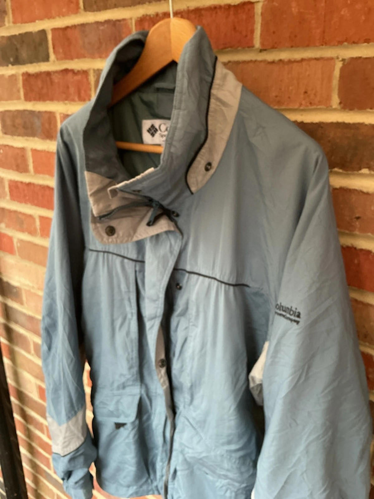 Columbia Sportswear Women's XL Lightweight Outdoor Jacket Light Blue
