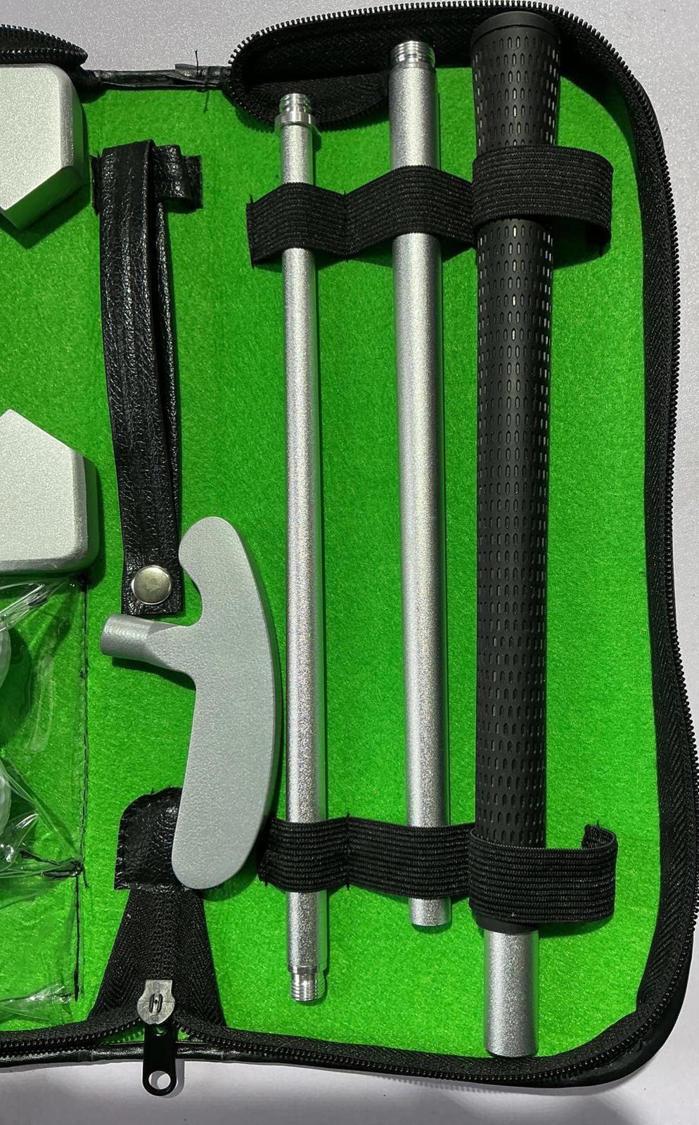 Portable Golf Putting Practice Set with Carry Case