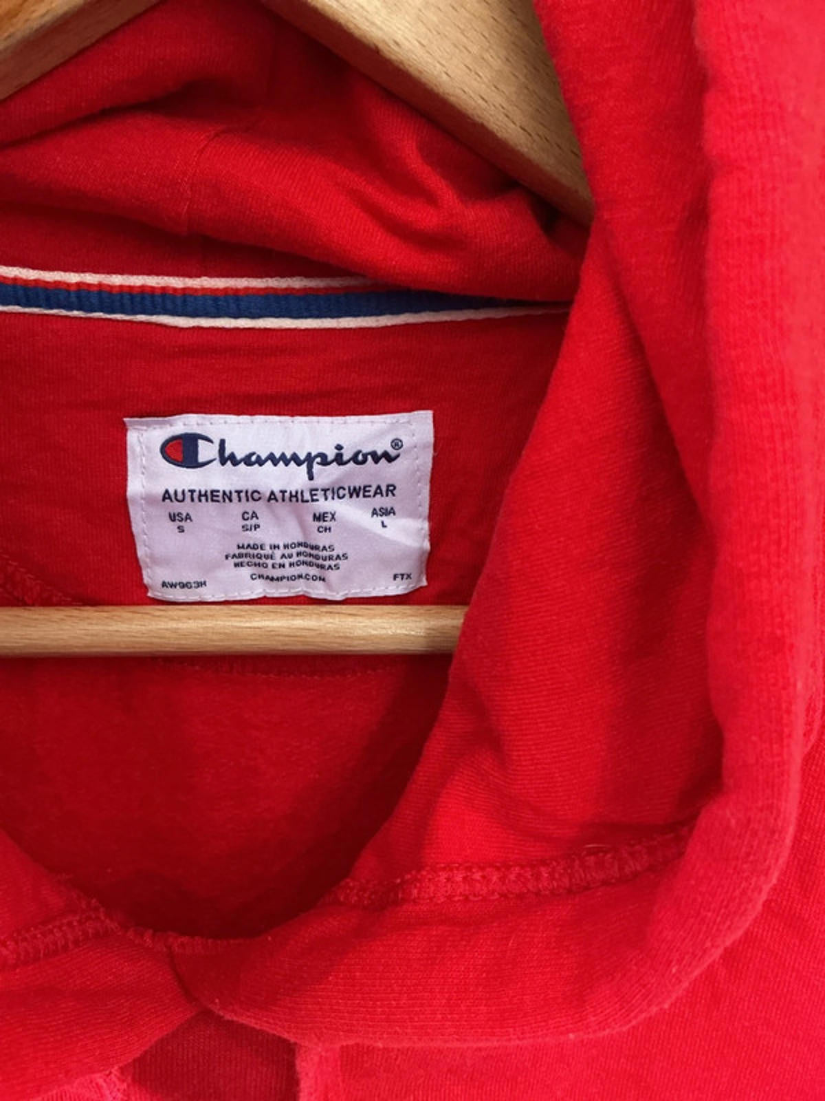 Champion hoodie small ladies