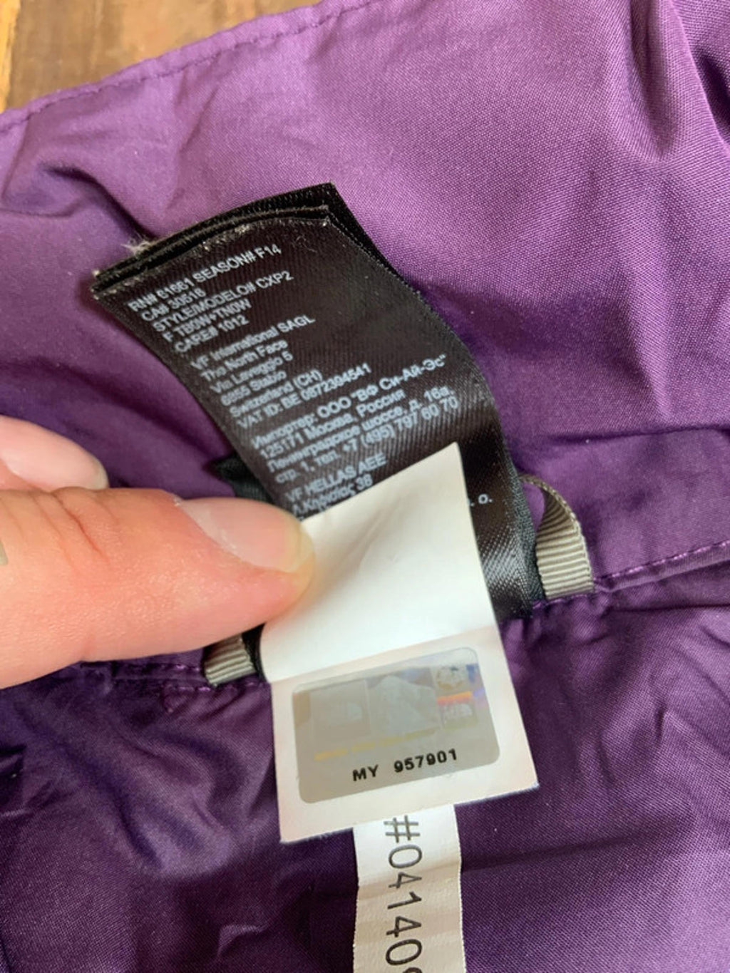 The North Face Purple Quilted Jacket Size Small UK Women's Outerwear