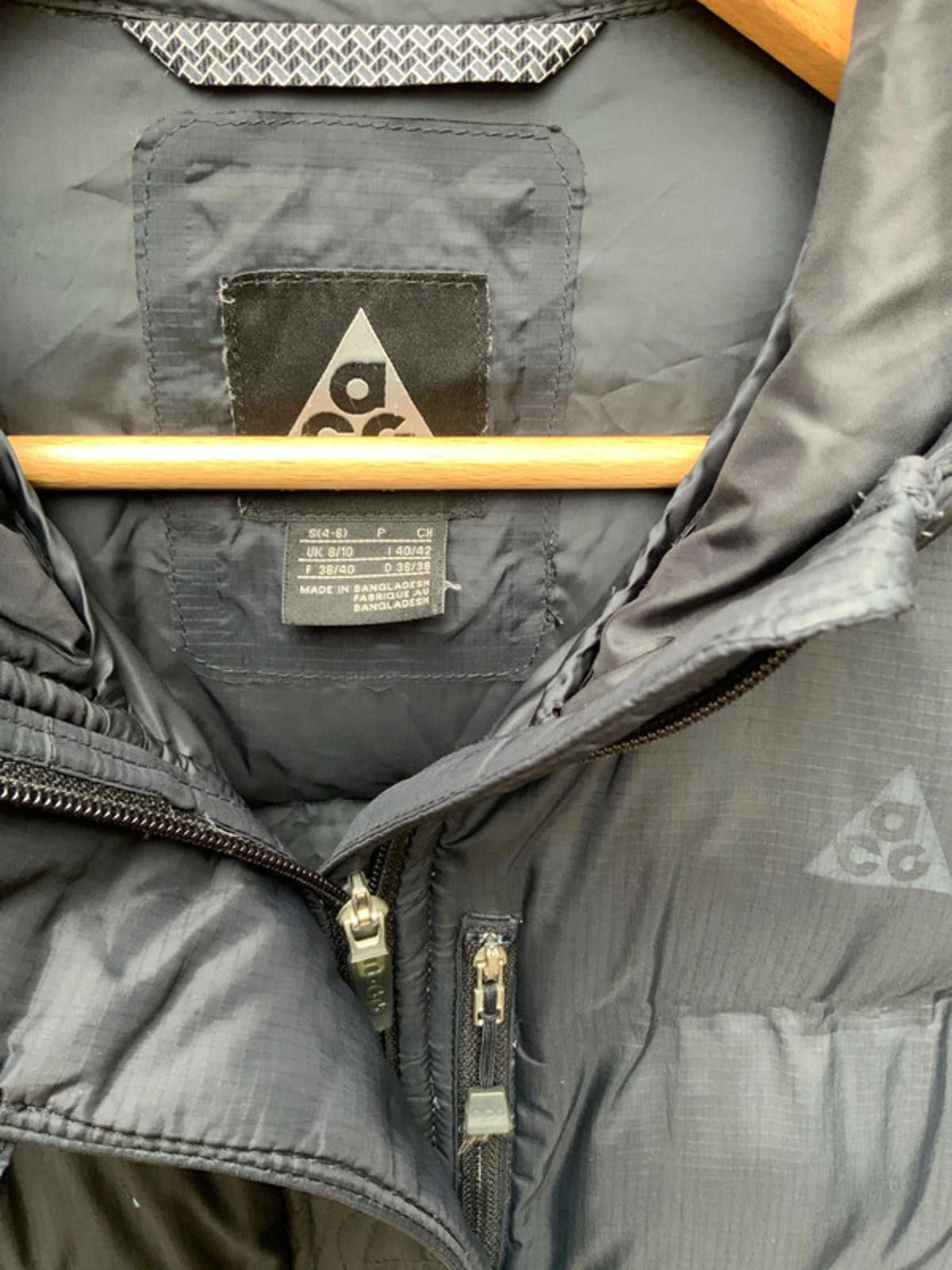 Nike acg down jacket size 8/10