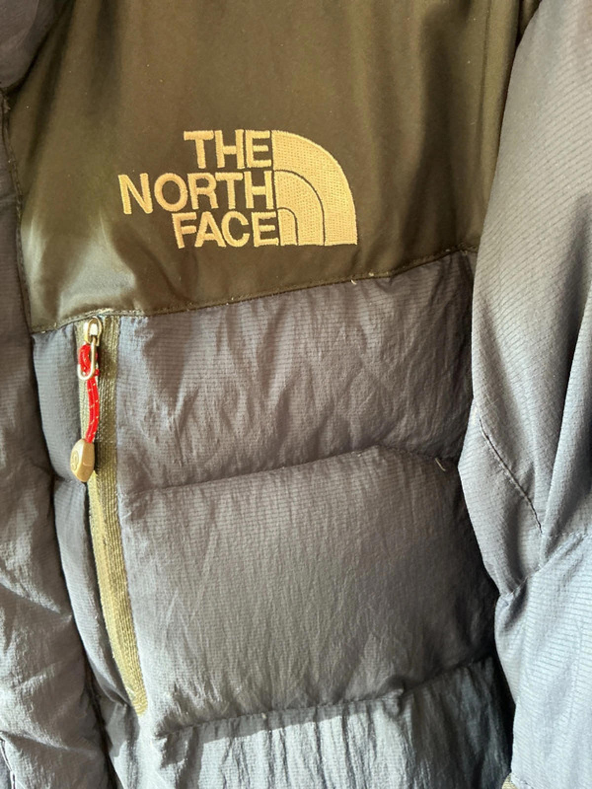 The North Face Men's Summit Series 800 Down Fill Puffer Jacket Large Navy Black