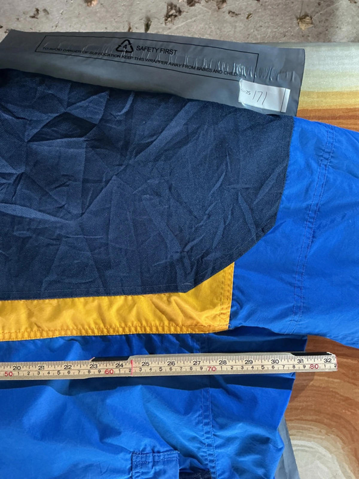 Columbia Bugaboo Men's XL Waterproof Windbreaker Jacket Blue Yellow